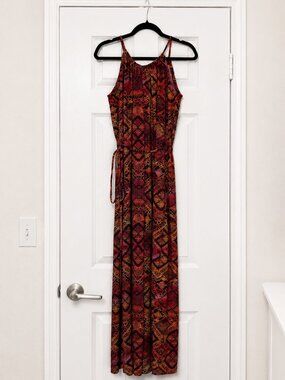 burgundy maxi dress with slit Burgundy Auric Deep Plunge Maxi Dress